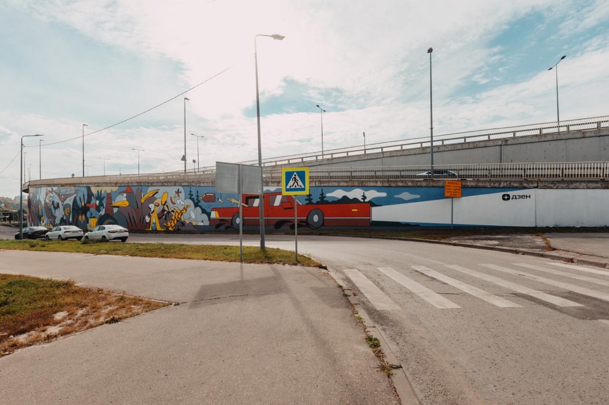 Еще два ярких граффити появились в Нижнем Новгороде в рамках биеннале - фото 2