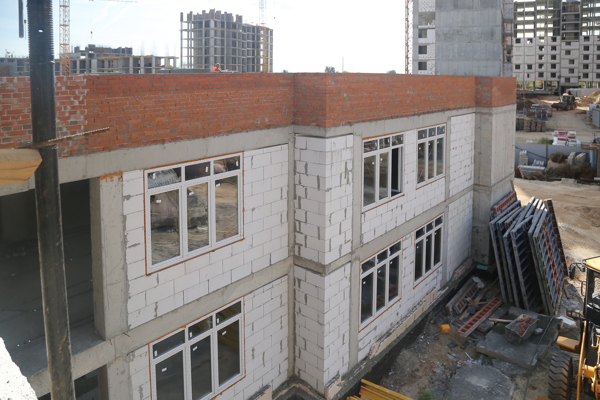 Строительство детского сада № 37 в Новой Кузнечихе закончат в ноябре - фото 1