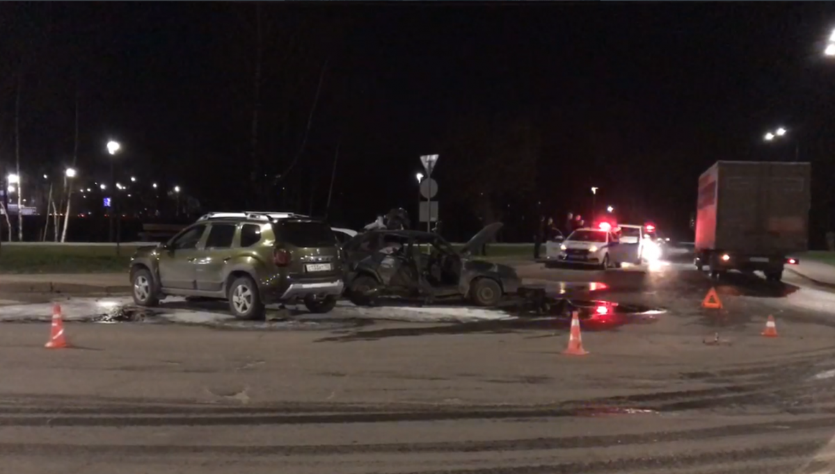 Массовое ДТП с пострадавшим произошло на Московском шоссе в Нижнем Новгороде - фото 1