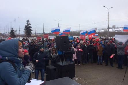 На акции Навального в Нижнем Новгороде задержали одного человека