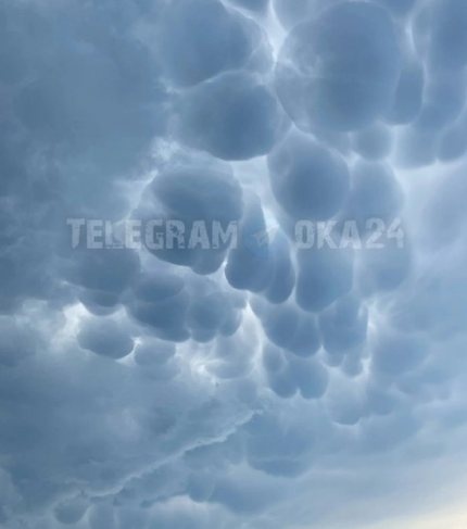 Опасные облака мамматусы замечены в Нижегородской области