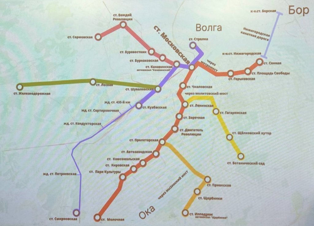 Альтернативную схему развития метро представили нижегородцам - фото 1