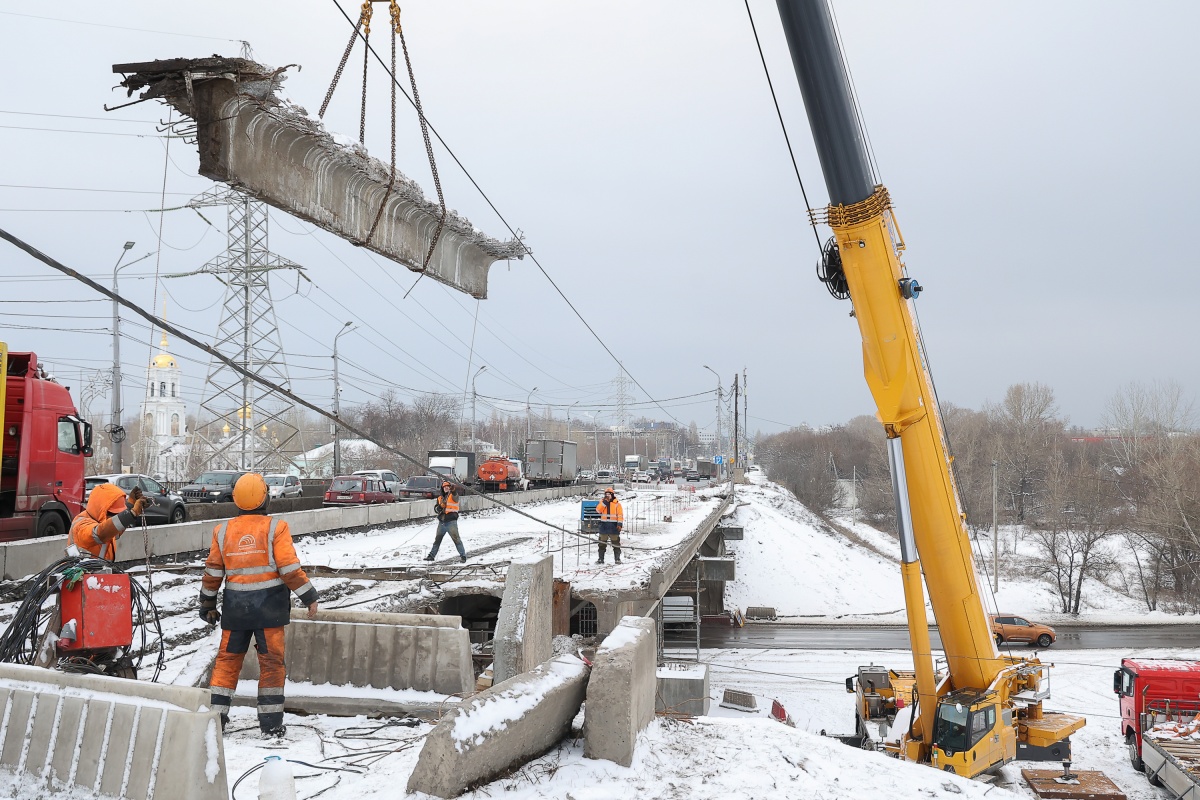Как идет капремонт Мызинского моста, показали нижегородцам - фото 2