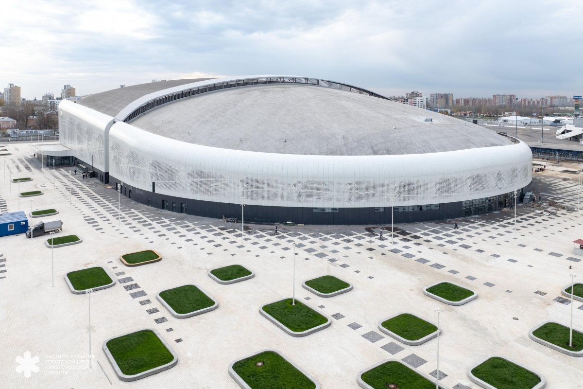 Стройка завершается: как сейчас выглядит Ледовый дворец на Стрелке - фото 1