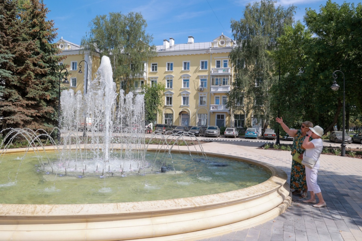 Новый фонтан проверили в Московском районе Нижнего Новгорода