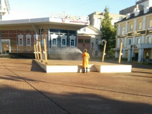 Больше миллиона кв.м улиц продезинфицировали из-за коронавируса в Нижегородском районе