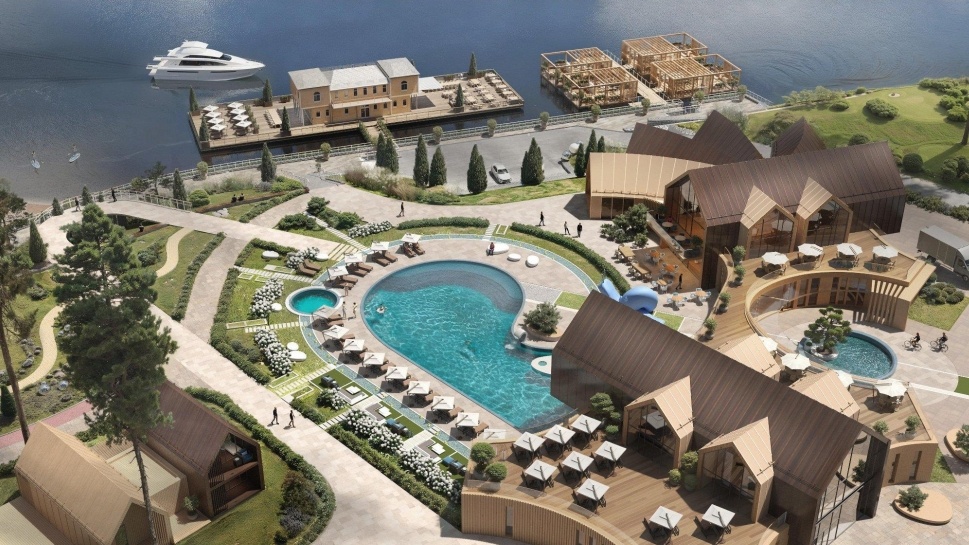 Архитектурно-строительный облик утвердили для туркомплекса на Печерских песках - фото 1