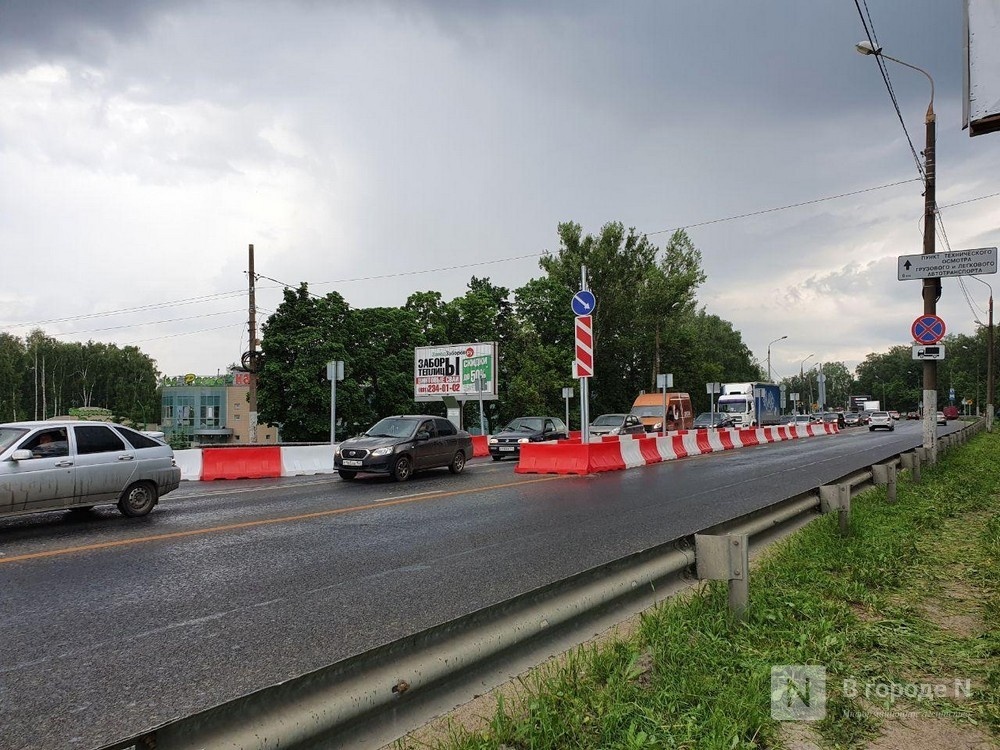 Серьезные пробки образовались в Нижнем Новгороде вечером 18 сентября 