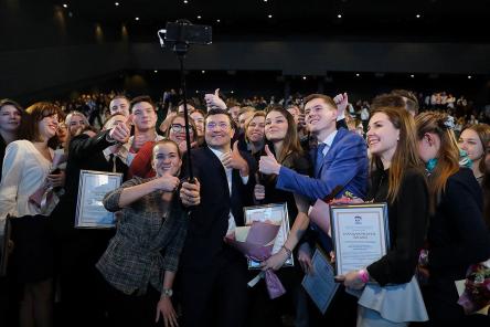 В день студента губернатор Нижегородской области наградил студенческое телевидение Мининского университета