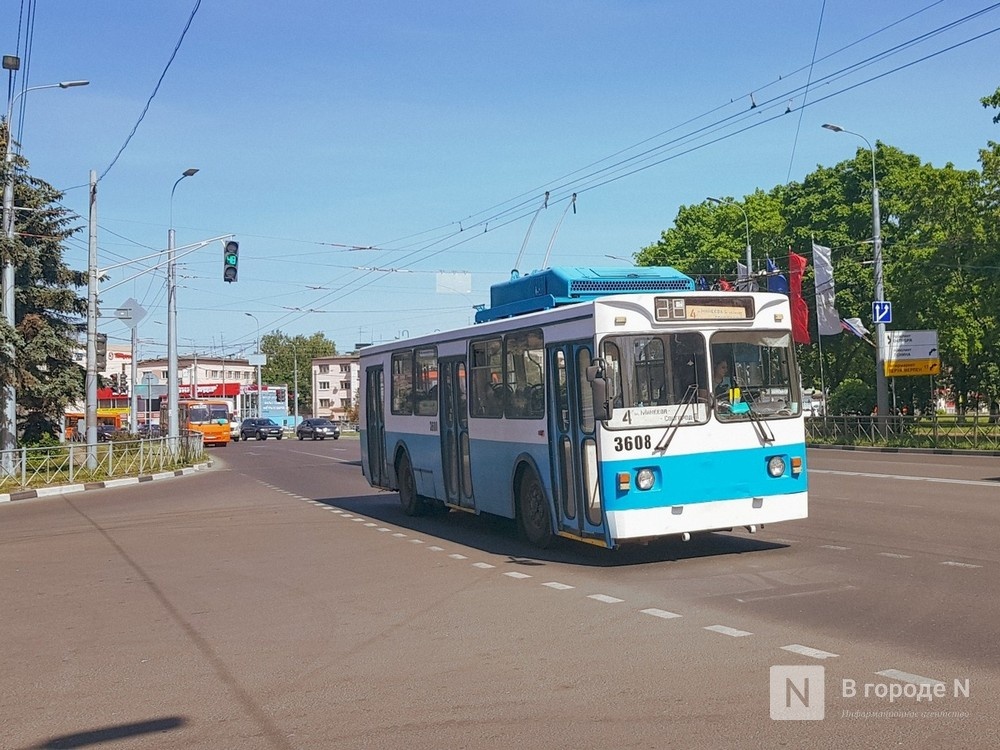 Движение нижегородского троллейбуса № 13 приостановят на месяц с 28 марта