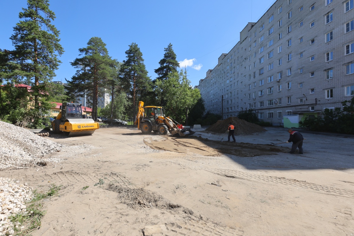 55 дворов благоустроят в Дзержинске по программе ФКГС в 2024 году - фото 1