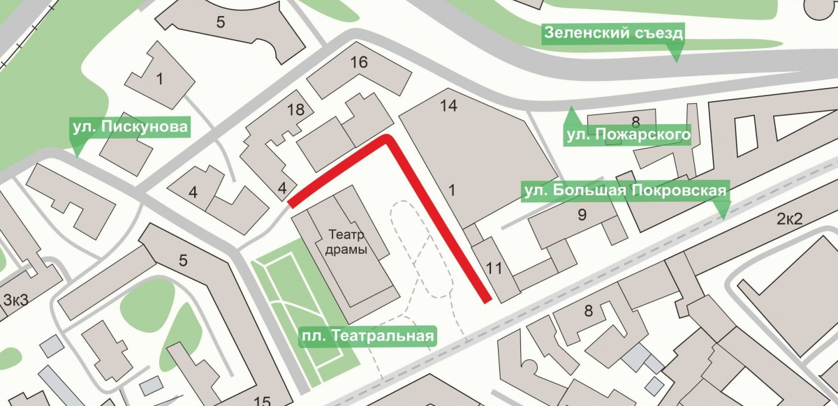 Движение у Театральной площади перекроют из-за открытия кинофестиваля - фото 1