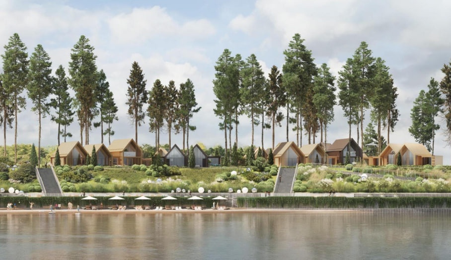 Нижегородцам показали, как будет выглядеть туркомплекс на Печерских песках  - фото 2