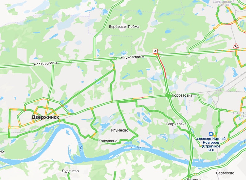 Пробка образовалась на трассе М-7 под Нижним Новгородом из-за ДТП - фото 2