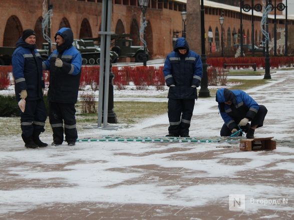 Нижегородский кремль начали украшать к Новому году - фото 7