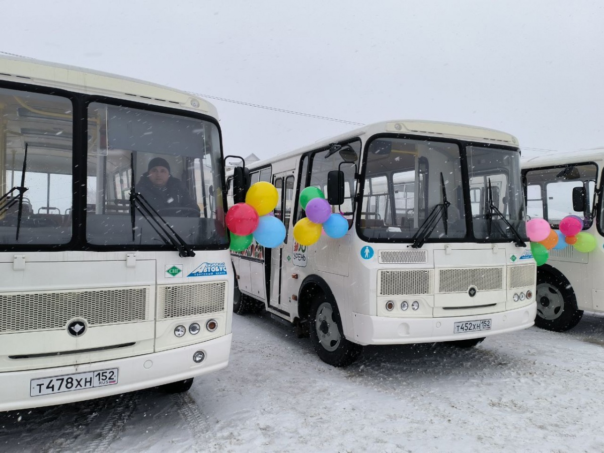 Пять новых автобусов получил Уренский район - фото 1