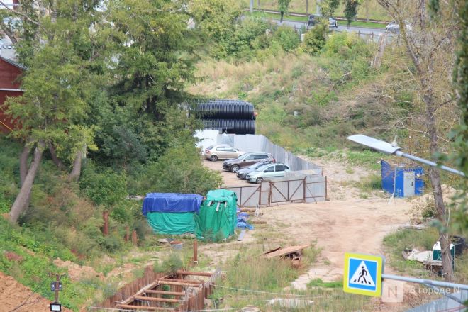 Проект на миллиарды: фоторепортаж из Почаинского оврага, где строится террасный парк - фото 40
